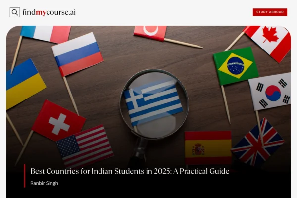 Flags representing student destinations – Find my course | FindMyCourse.ai