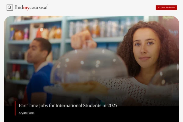 students working behind a bakery counter denoting part time jobs while study abroad — Findmycourse.ai