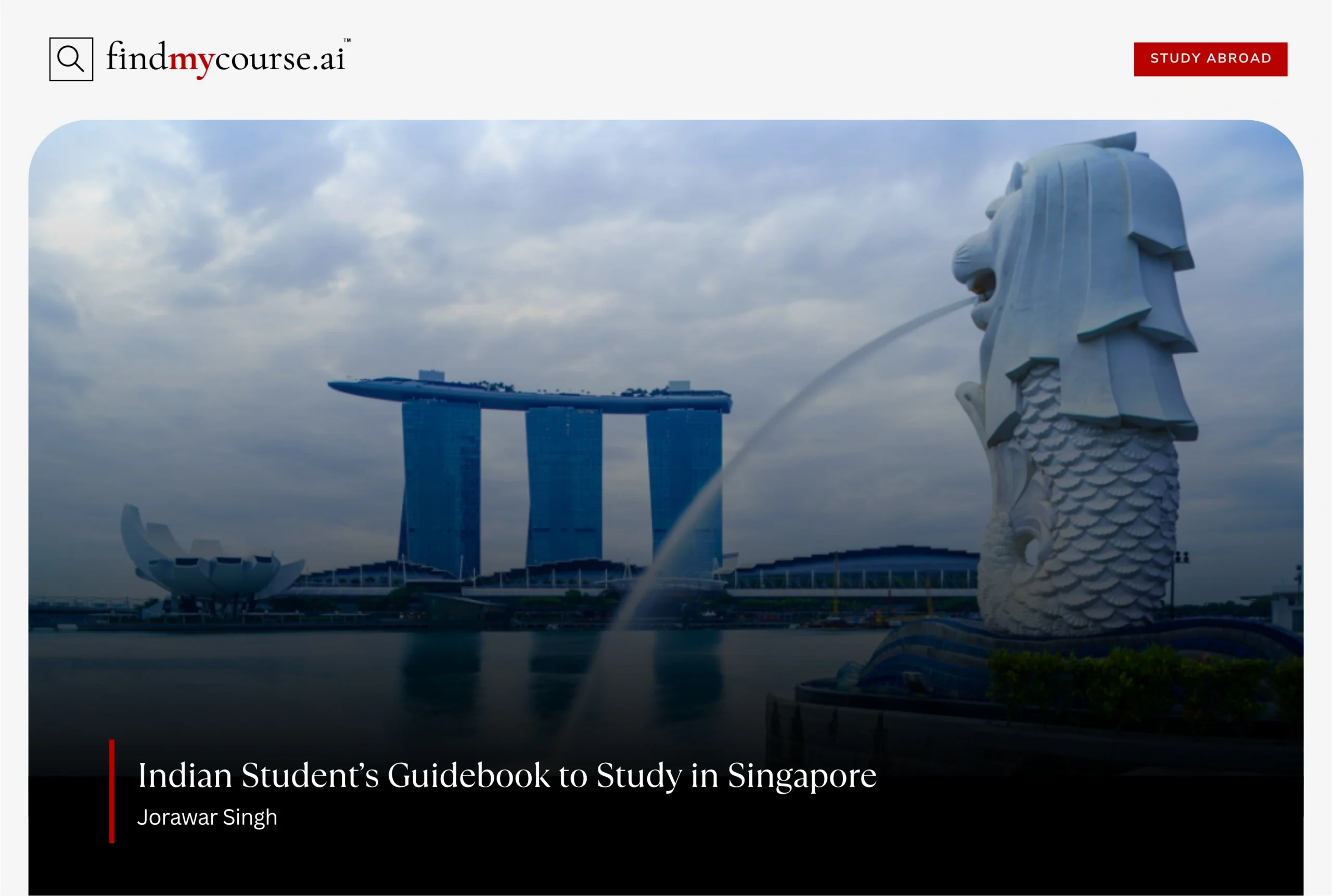 Iconic view of Singapore’s Marina Bay showcasing opportunities to study in Singapore – Findmycourse.ai