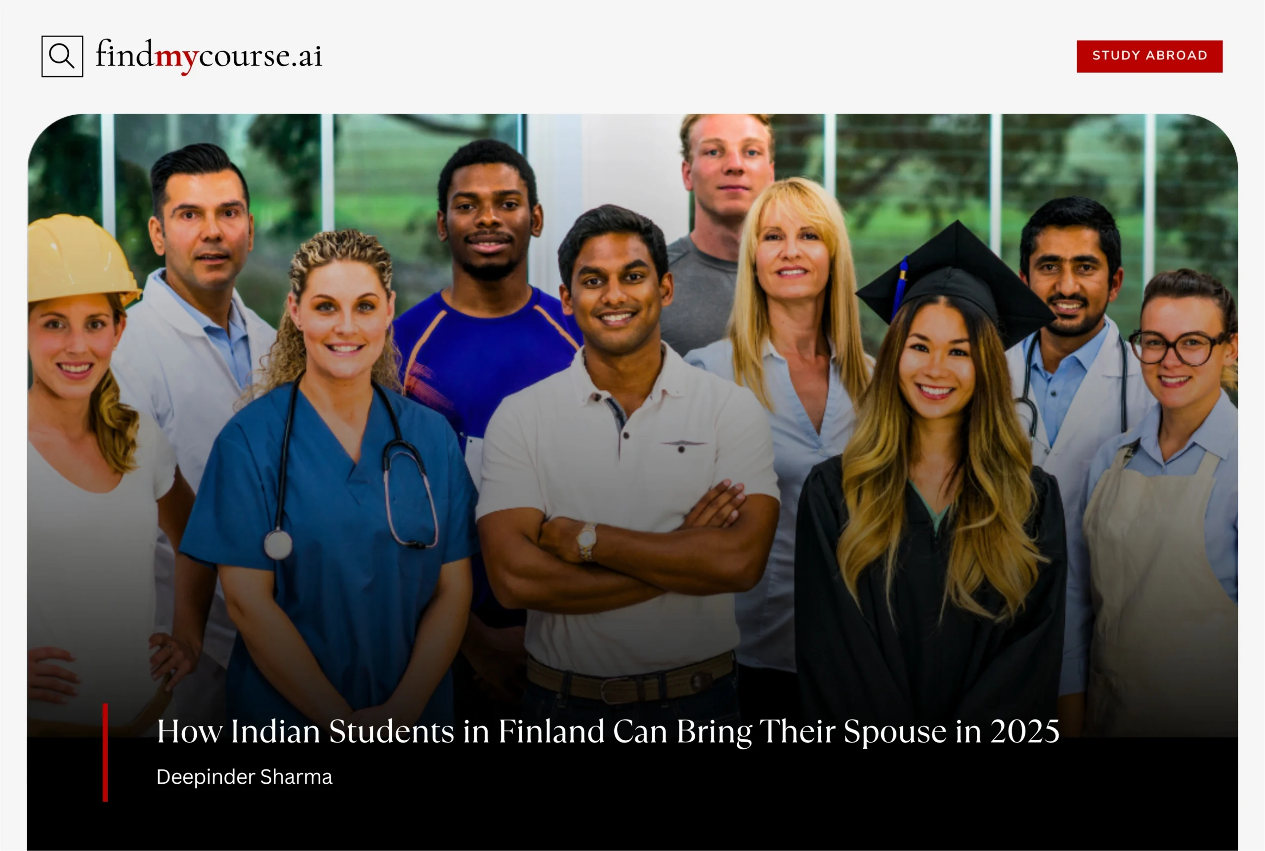 Group of diverse professionals in Finland representing high-demand careers 2025 — Findmycourse.ai