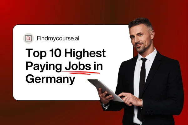 Professional man in suit highlighting top paying jobs in Germany – findmycourse.ai