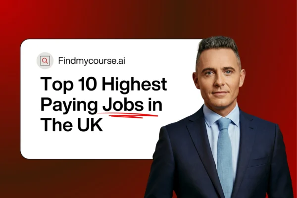 Professional man in suit representing highest paying jobs in the UK – Findmycourse.ai