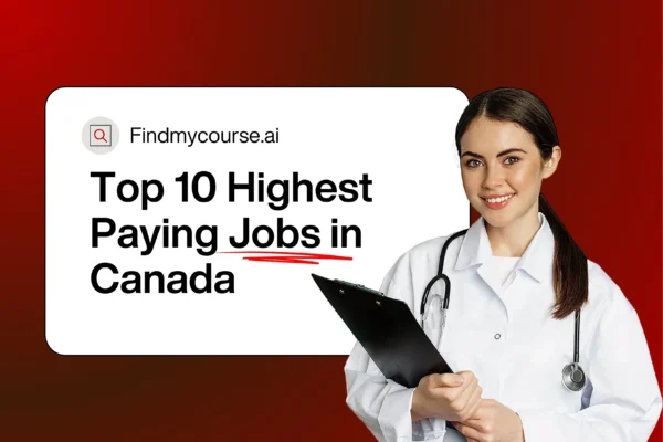 Female Medical professional representing top paying jobs in Canada – Findmycourse.ai