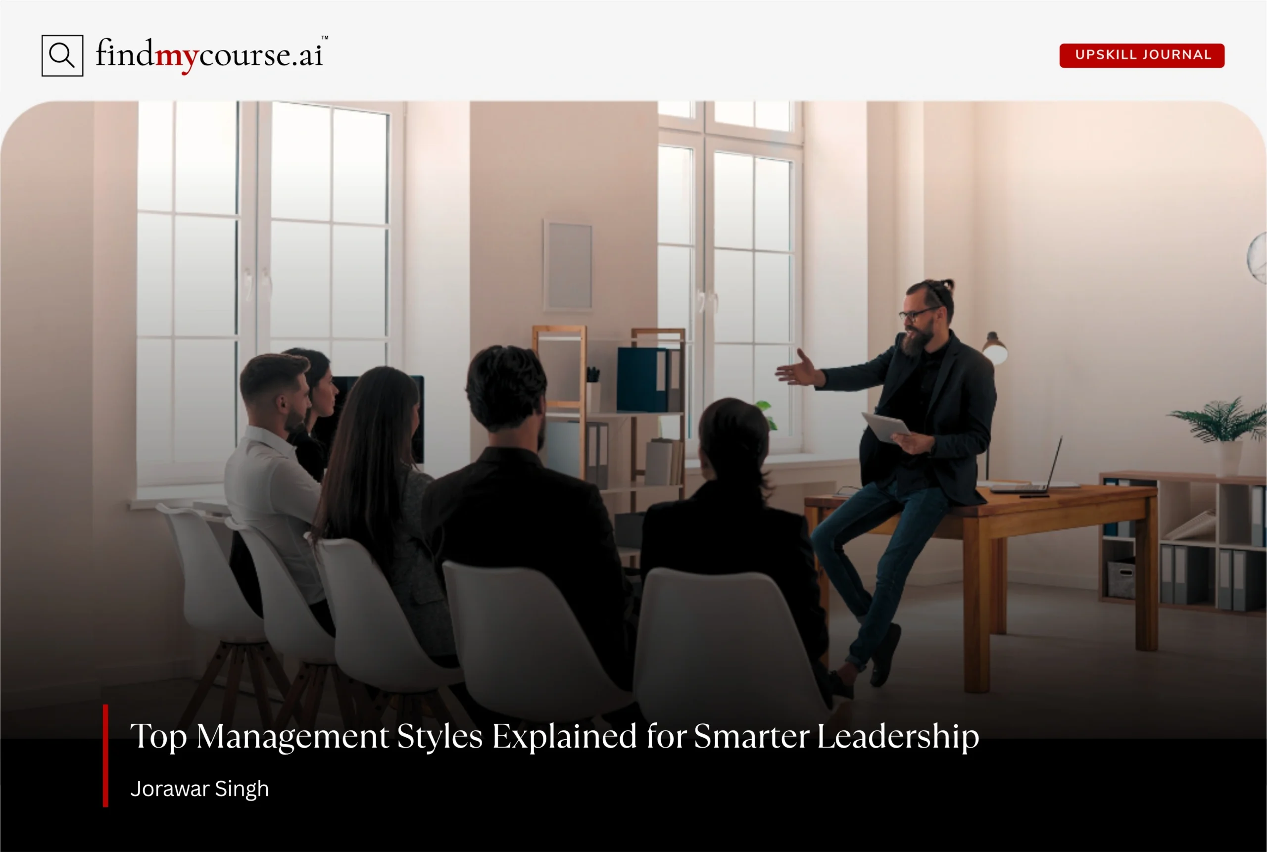 Management styles shown through team interaction in a modern office – Findmycourse.ai