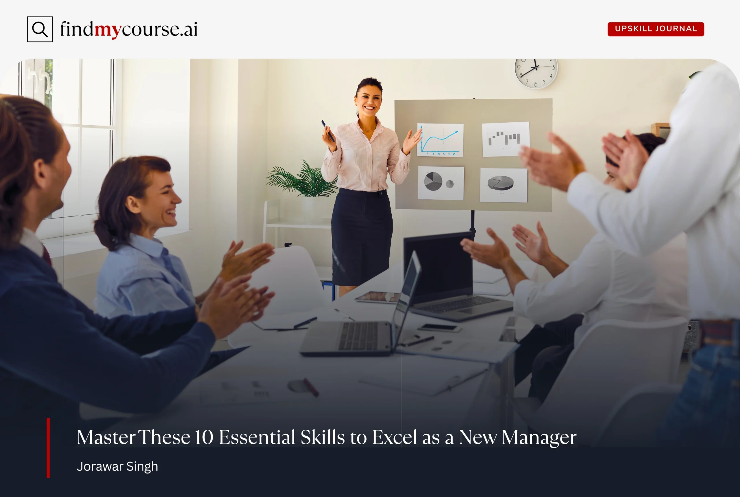 New manager leading the team with effective management skills — Findmycourse.ai