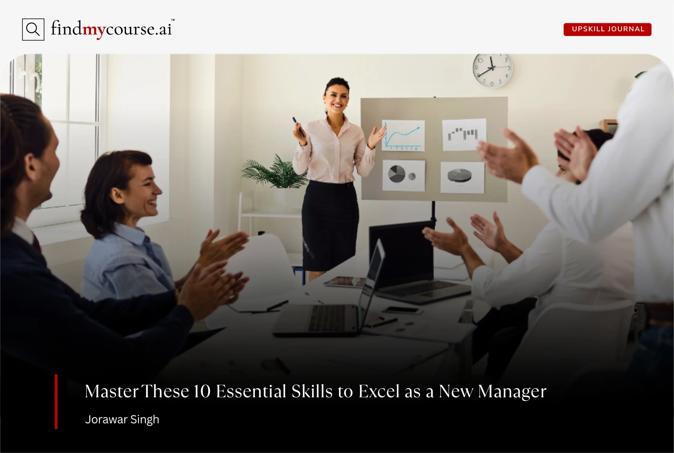 New manager leading the team with effective management skills — Findmycourse.ai