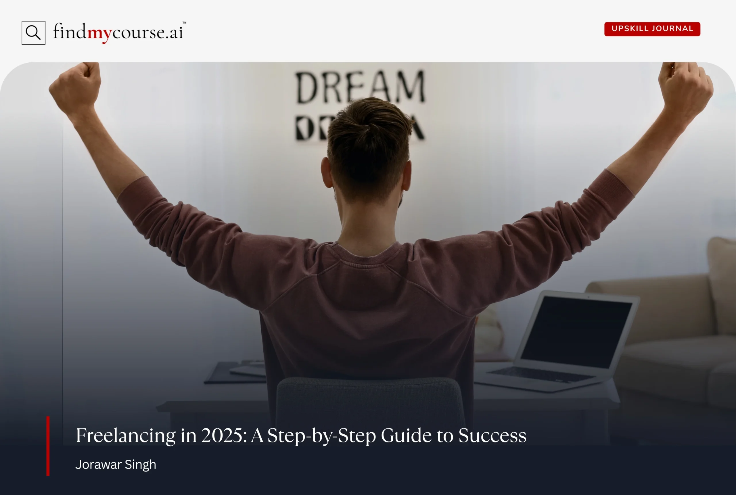 Person working alone at a desk at home representing guide to start freelancing — Findmycourse.ai