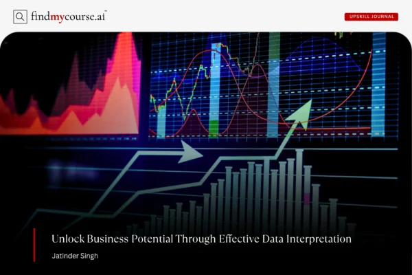 Visual depiction of data with graphs representing business data interpretation — Findmycourse.ai