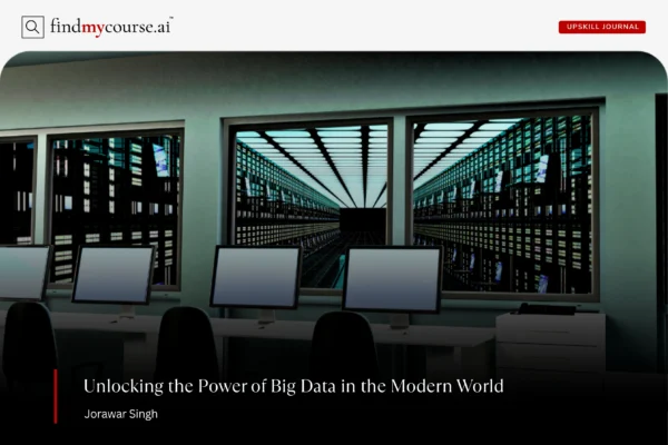 What Is Big Data and How It’s Used Today View of data center control room representing how big data is used today — Findmycourse.ai