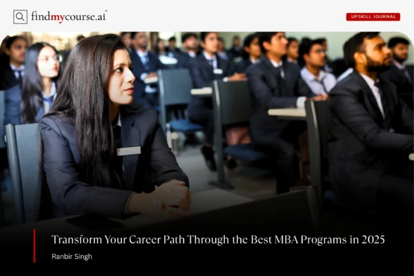 Top MBA in Management Programs to Consider Scene of management classroom with students, depicting best MBA programs — Findmycourse.ai