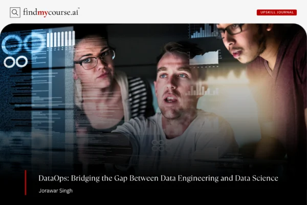 Data team working together representing dataops for analytics — Findmycourse.ai