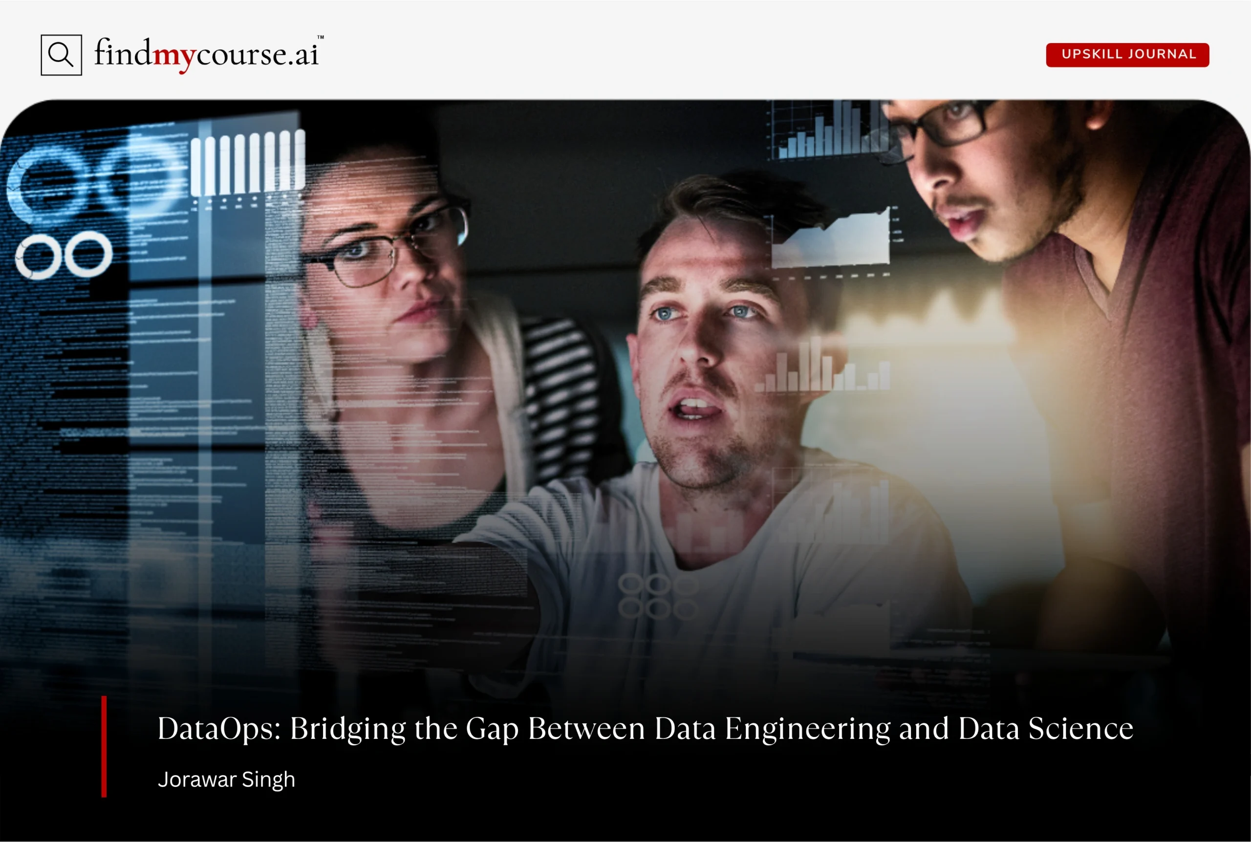 Data team working together representing dataops for analytics — Findmycourse.ai