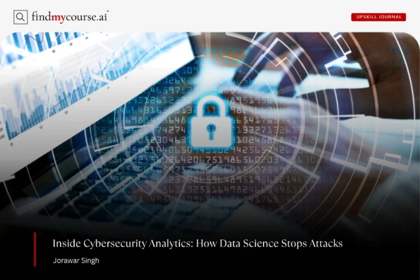 Internet security and data protection concept representing cybersecurity analytics — Findmycourse.ai