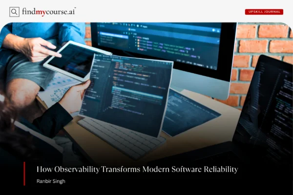 Developers analyzing code representing observability in software engineering — Findmycourse.ai