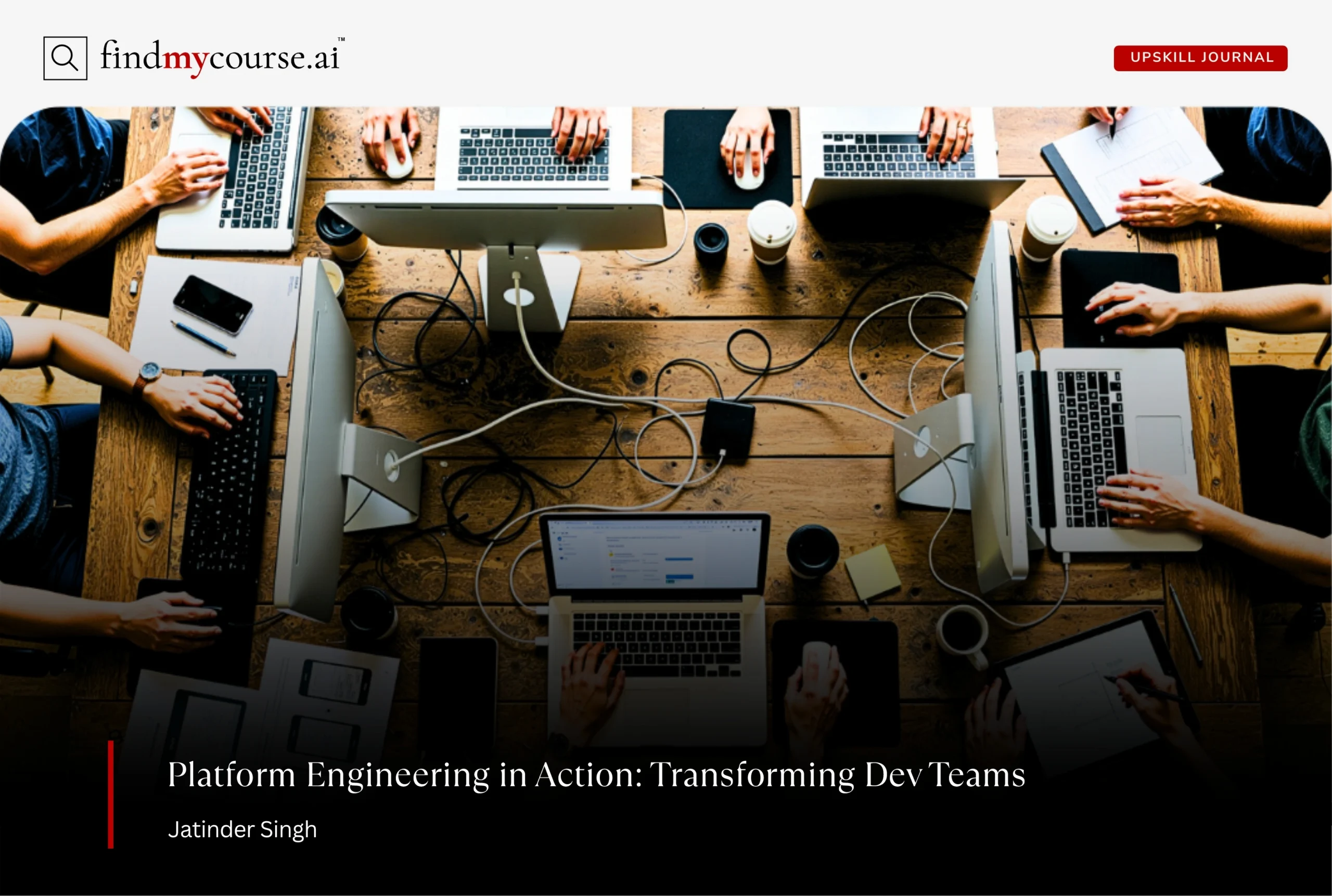 Dev team collaborating on a project representing platform engineering — Findmycourse.ai