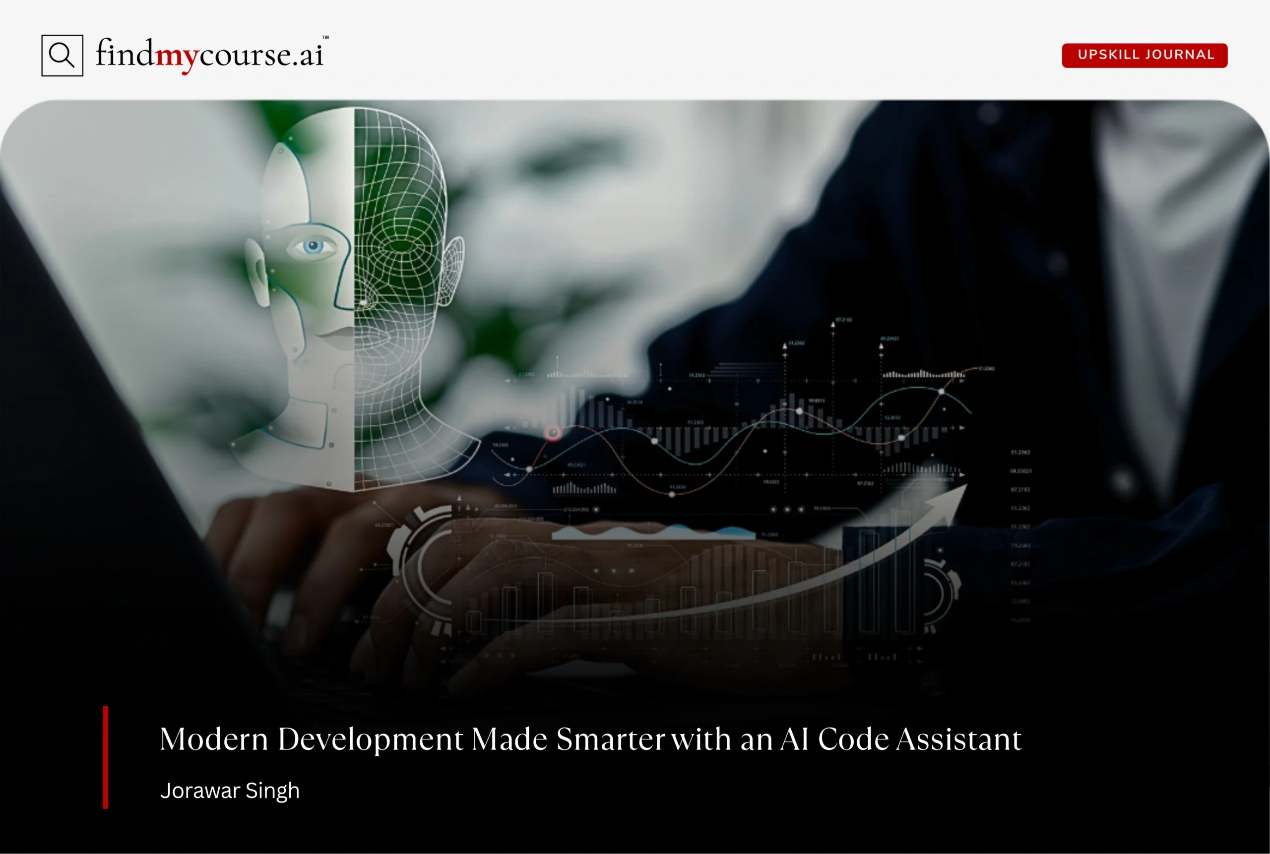 AI technology assisting with program development depicting use of AI code assistant — Findmycourse.ai