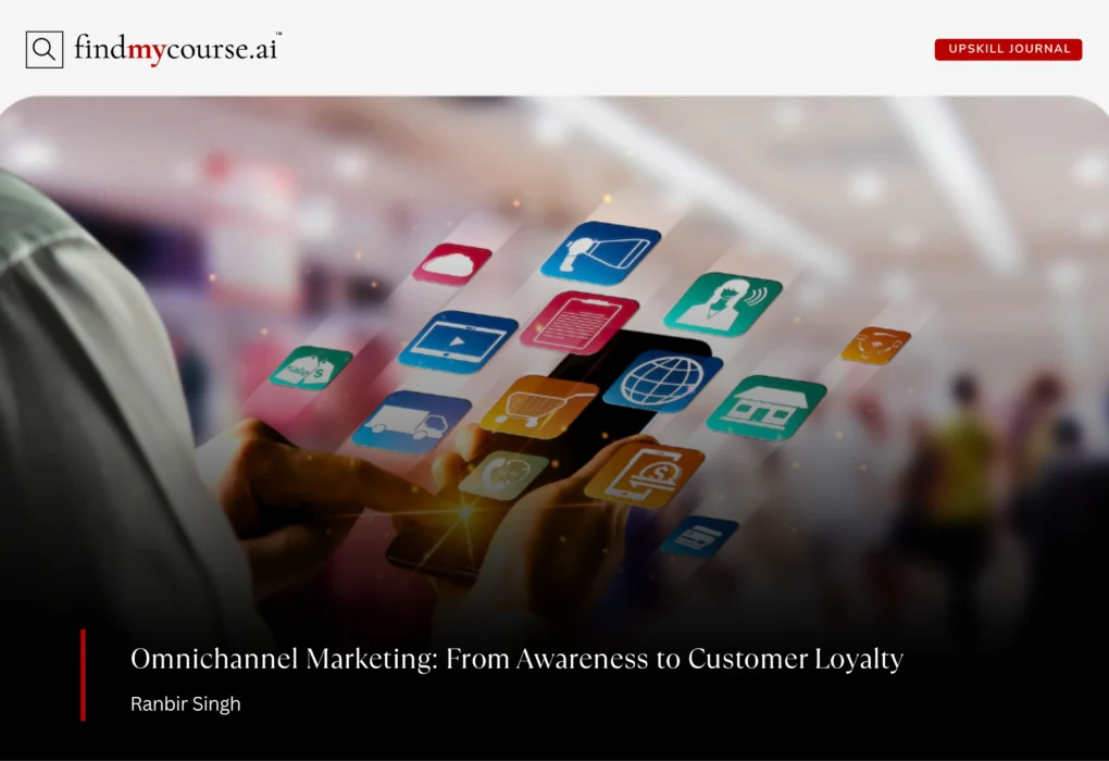Smart retail and omni channel concept representing omnichannel marketing guide — Findmycourse.ai