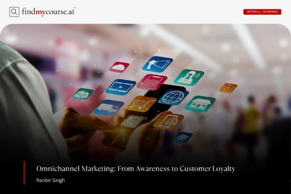 Smart retail and omni channel concept representing omnichannel marketing guide — Findmycourse.ai