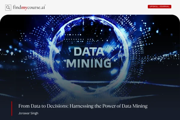 Data mining concept shown with internet and networking denoting Data mining guide — Findmycourse.ai