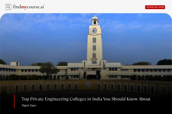 View of BITS Pilani campus highlighting top private engineering colleges in India — Findmycourse.ai