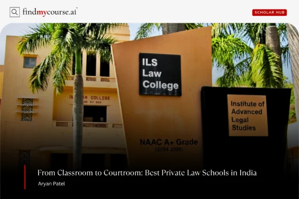 Front view of ILS Law College in Pune denoting top private law colleges in India — Findmycourse.ai